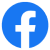 blue and white circular facebook logo