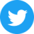 blue and white circular twitter logo